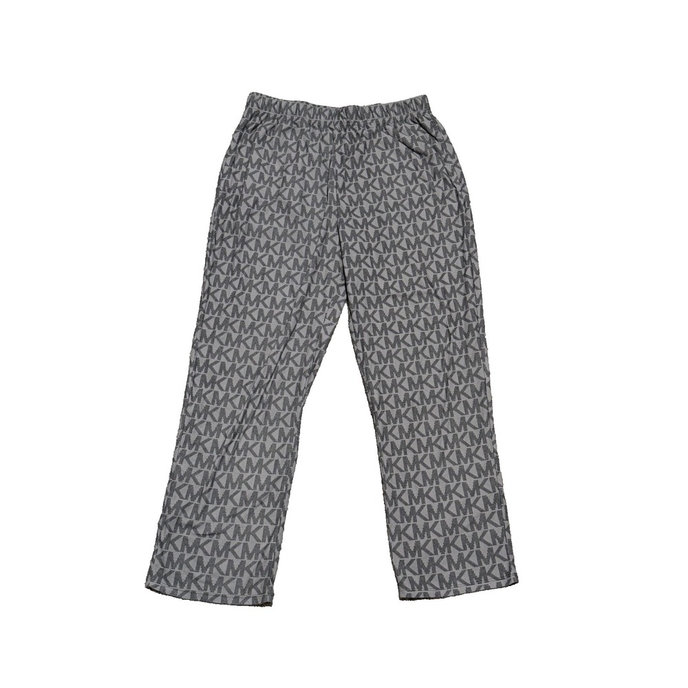 Sleepwear Pajama Bottoms‎ Pocket Gray Michael Kors Print Mens Sz M